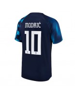 Chorvatsko Luka Modric #10 Venkovní Dres MS 2022 Krátký Rukáv